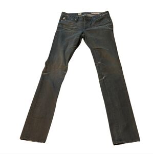AG Adriano Goldschmied Premiere Skinny Straight Jeans - Irregular